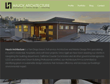 Tablet Screenshot of hauckarchitecture.com